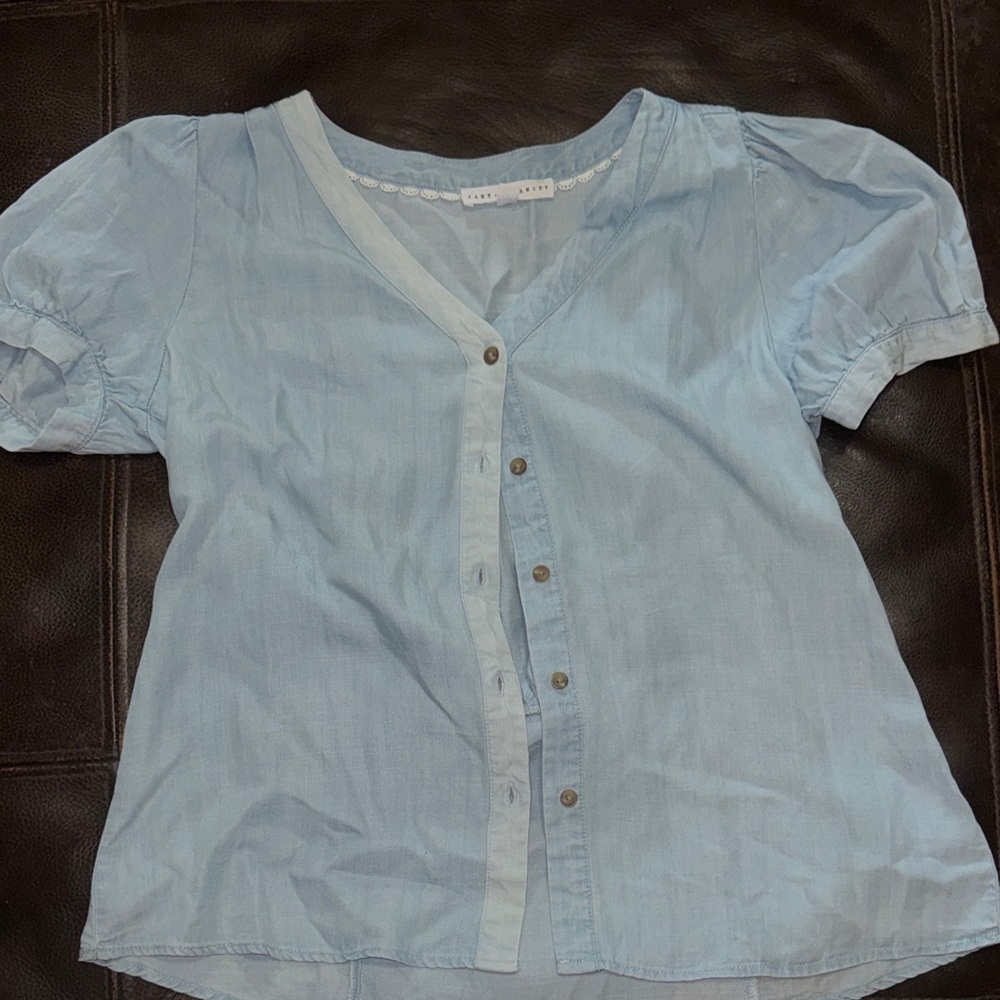 Light Blue Button-Up Shirt